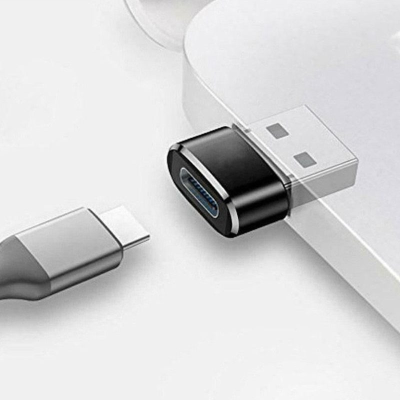 5 Pcs USB 3.0 Type A Male to USB C Female Adapter